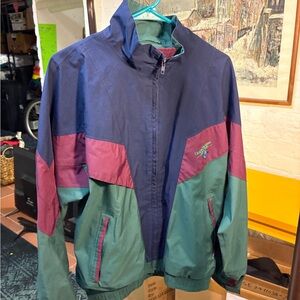 Wilson Navy and Teal Windbreaker